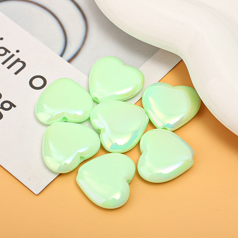 Al por mayor 100 piezas de amor brillante corazón de amor acrílico