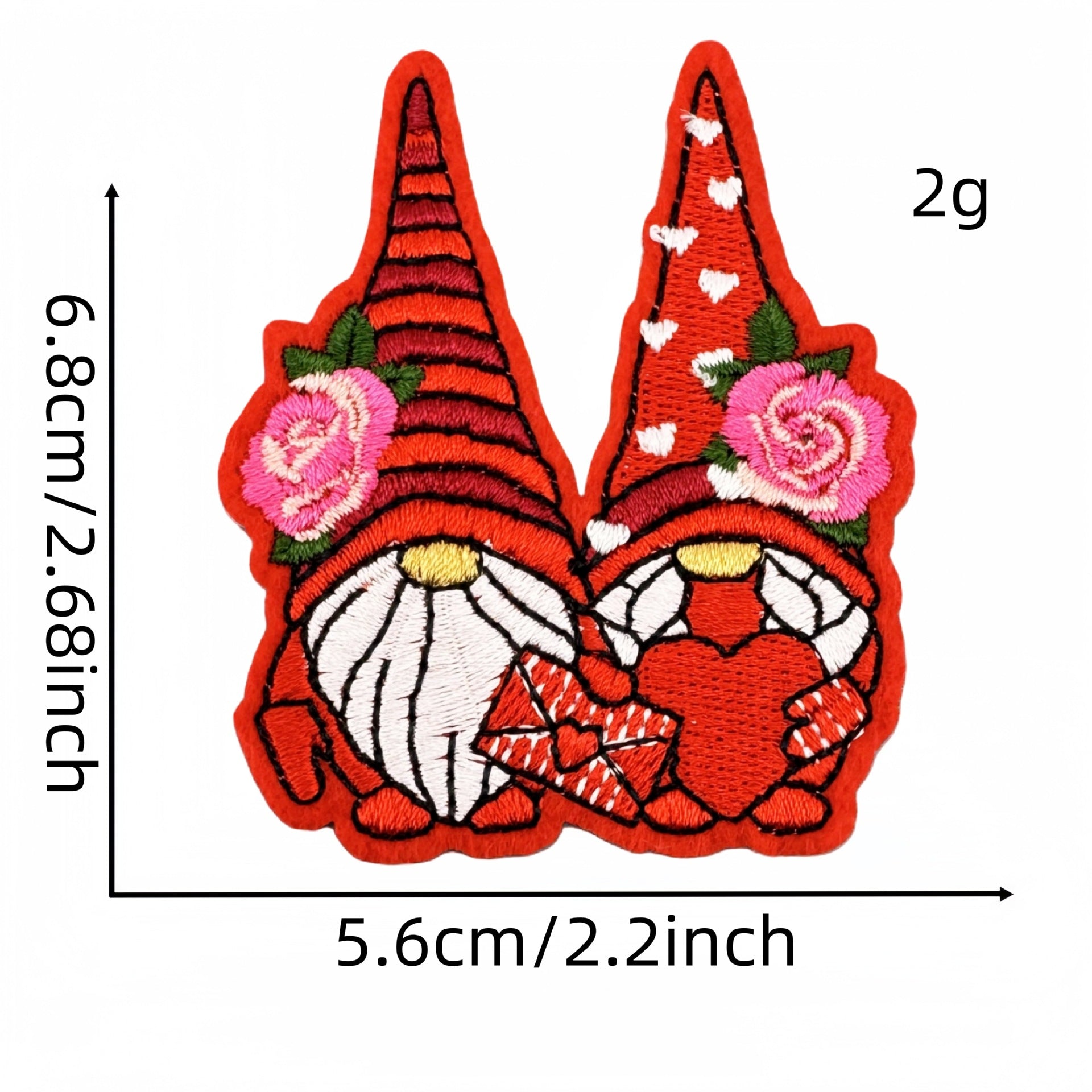 Wholesale Valentine' s Day Pink Love Cartoon Embroidery DIY Patches