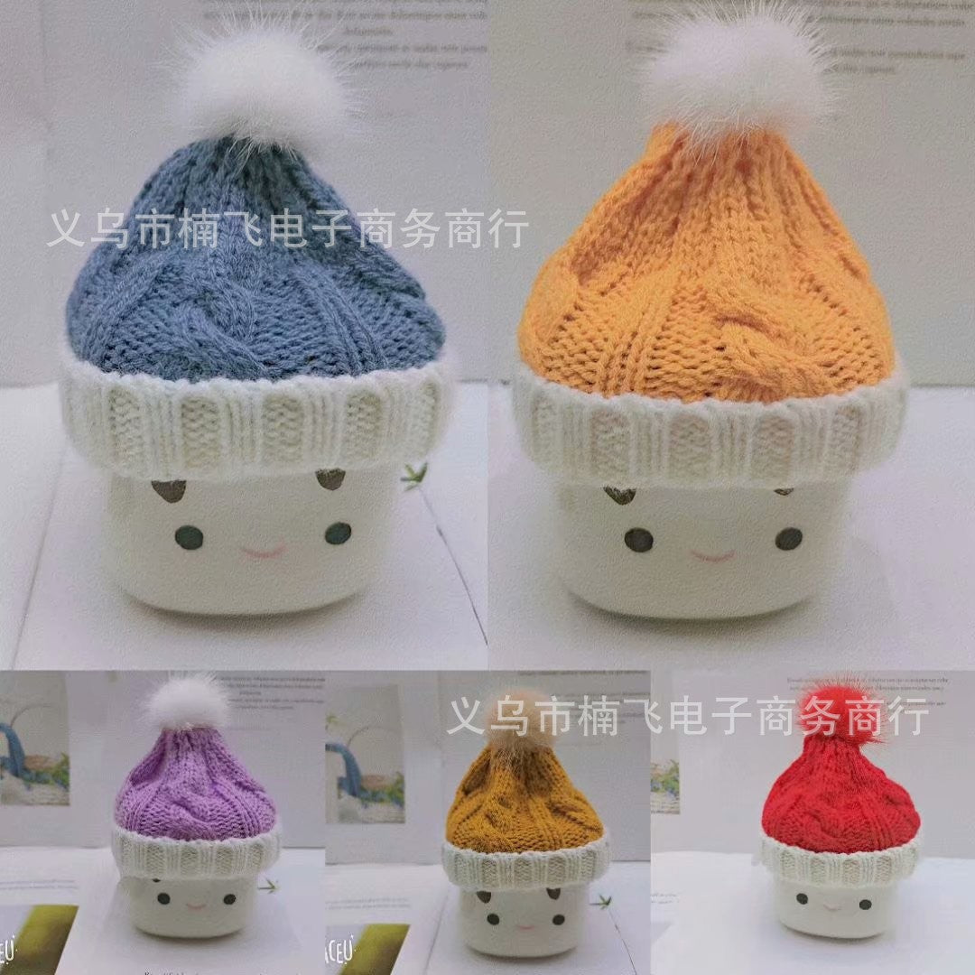 Wholesale 10pcs Cute Wool Hat Clothing Doll Accessories