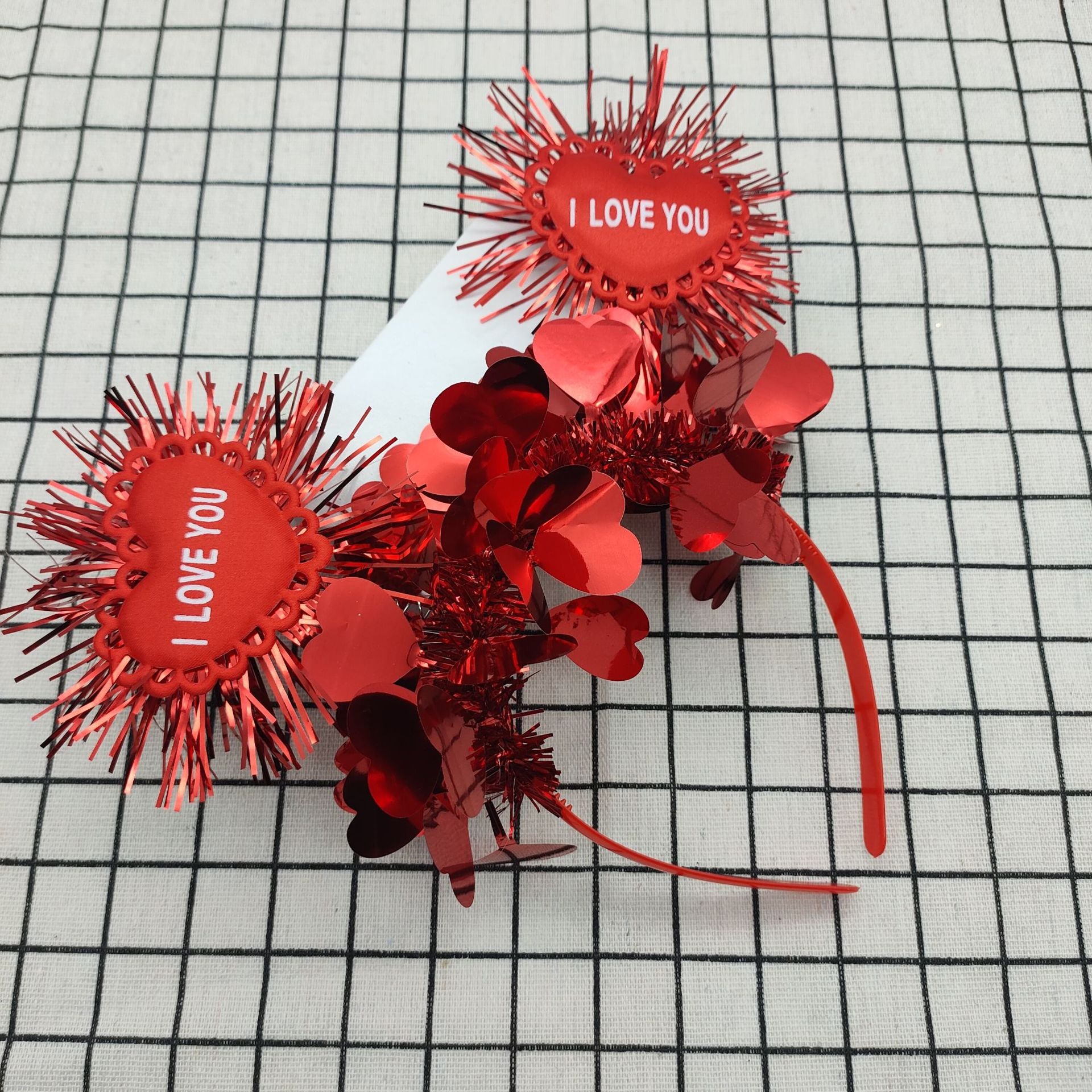 Wholesale Valentine's Day love dance wedding dress headband single party headdress