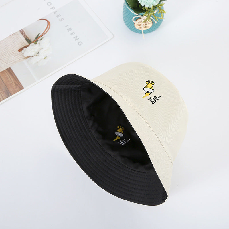 Sombrero de cubo de la serie de animales de algodón al por mayor