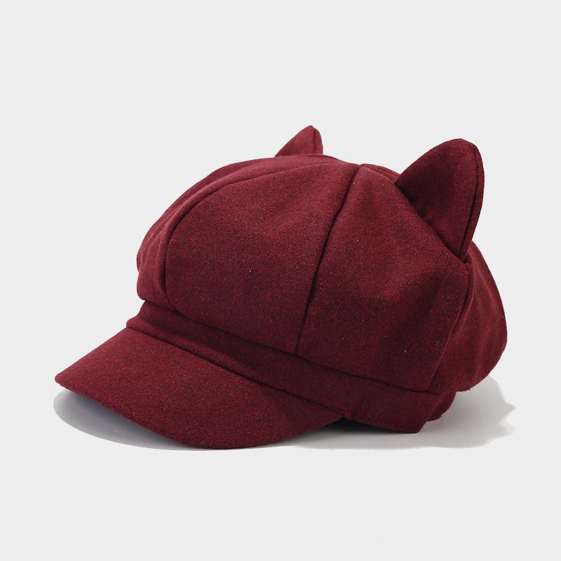 Wholesale Cotton Cat Ears Octagonal Hat