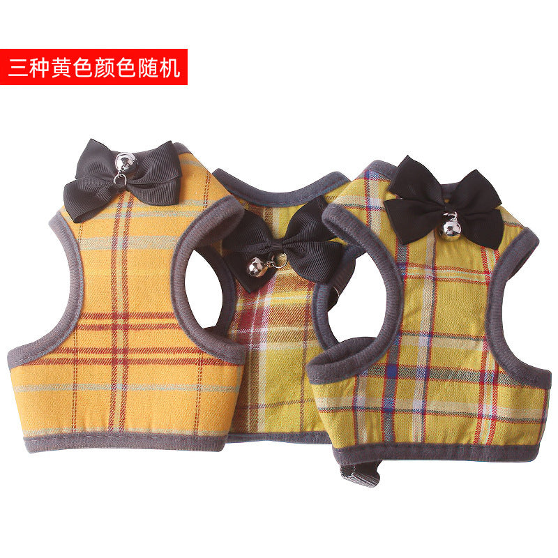 Wholesale Plaid Vest Anti-breakaway Traction Rope
