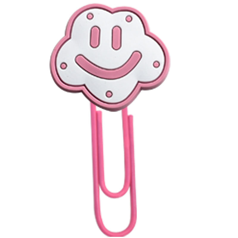 Wholesale Random 50pcs/pack Cloud Star Slippers Paper Clip Bookmark