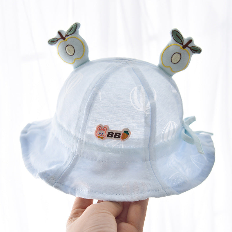 Wholesale Cotton Kids Summer Thin Mesh Bucket Hat