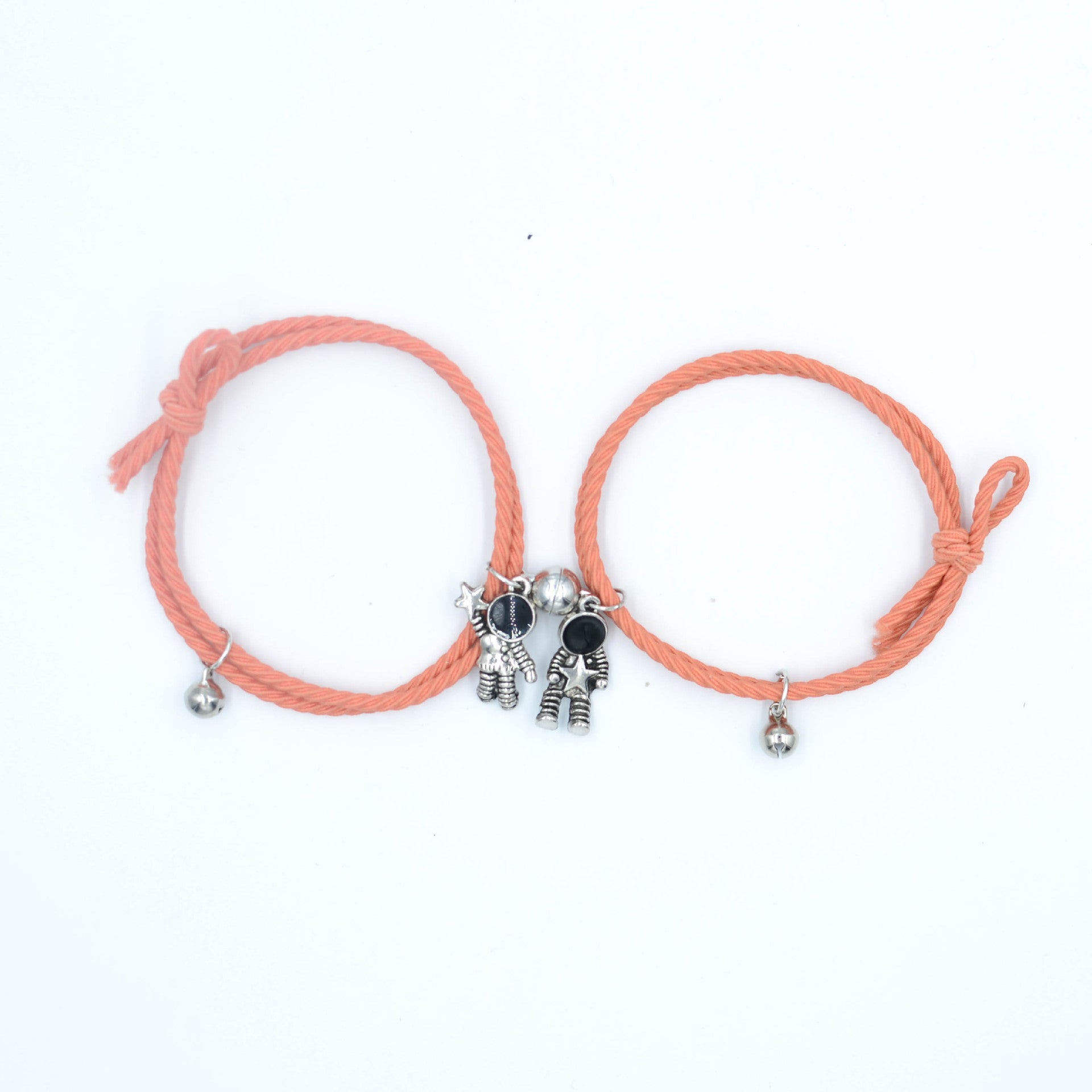 Wholesale Cute astronaut couple elastic thread bracelet