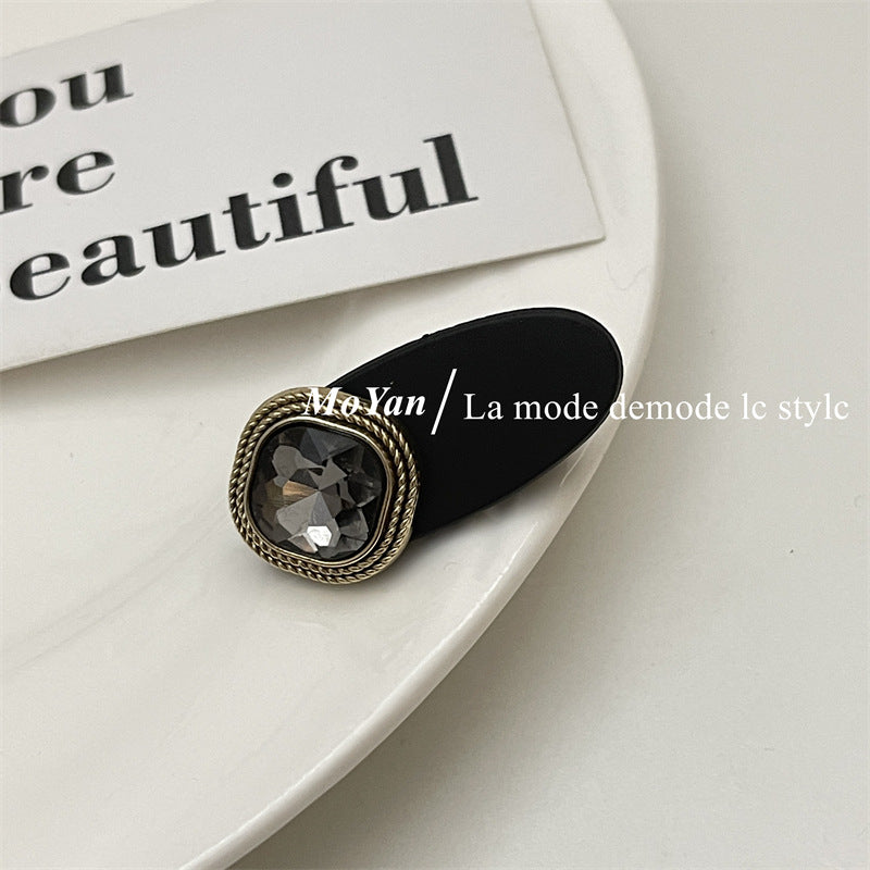 Wholesale Vintage Frosted Pearl Rhinestone Hairpin Head