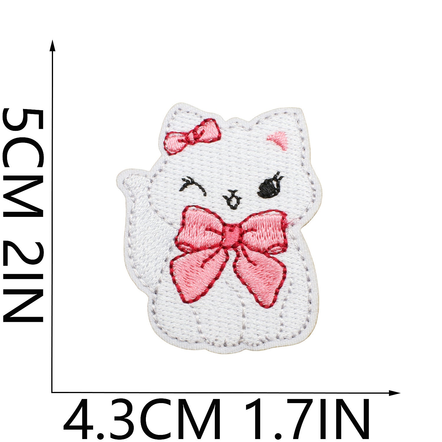 Wholesale Valentine's Day Love Letter Pink Bow Bear Embroidery DIY Patches