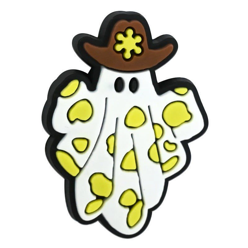 Wholesale Random 100pcs/pack  Cartoon Halloween Series PVC Soft Focal Beads