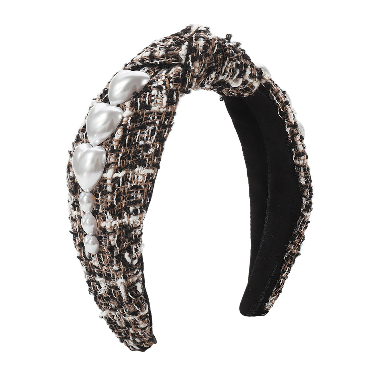 Wholesale Autumn and Winter Retro Fabric Love Knotted Headband