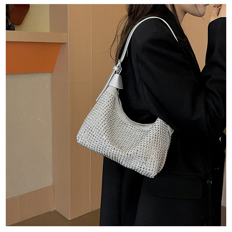 Wholesale Fabric Rhinestone Shoulder Handbags