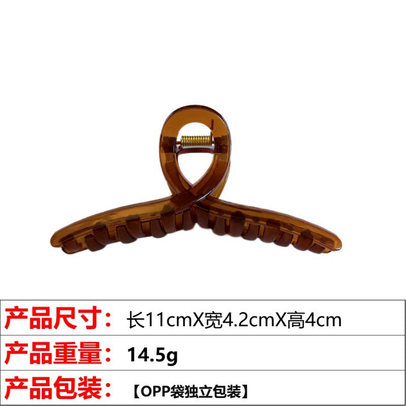 Wholesale Jelly color ribbon cross shark clip