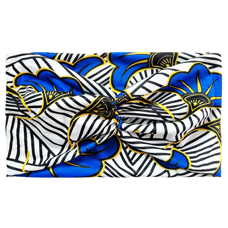 Wholesale Bohemian Yoga Sports Wide Anti sweat Stingy Cotton Headband