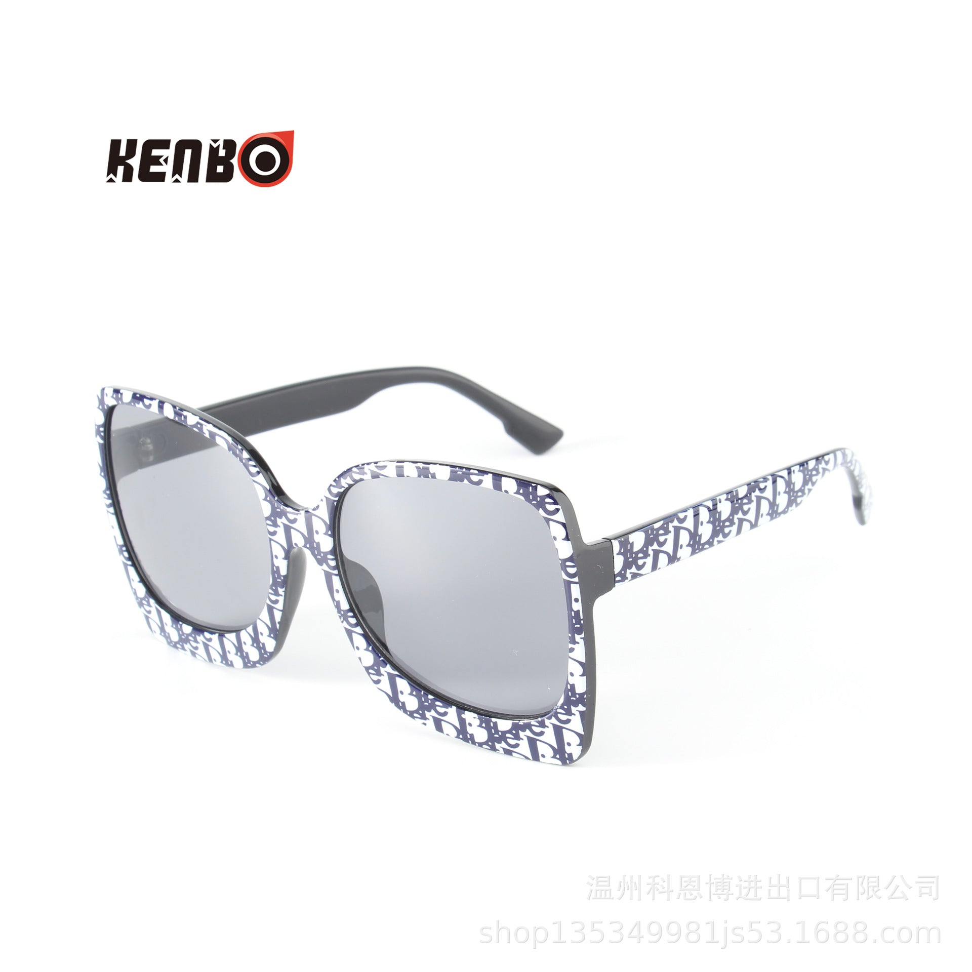 Wholesale Frame wrapped flower shaped sunglasses with colorful legs and irregular shapes