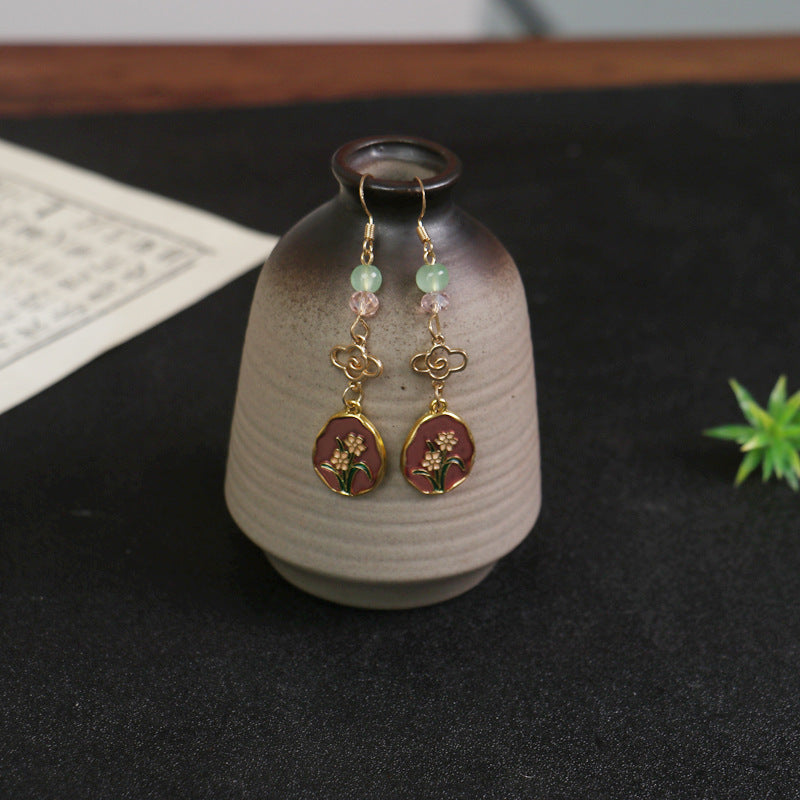 Wholesale Vintage court style ethnic antique earrings