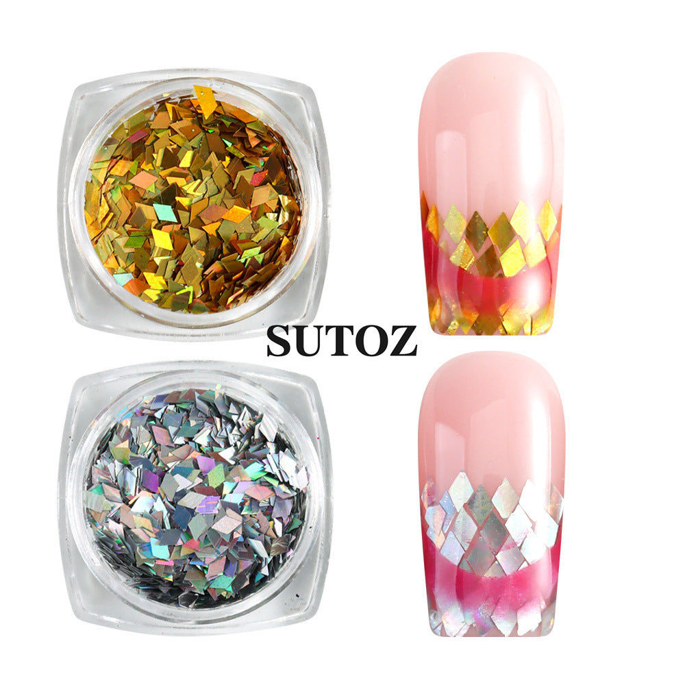 Wholesale Christmas  nail art sequins DIY flash thin sequins