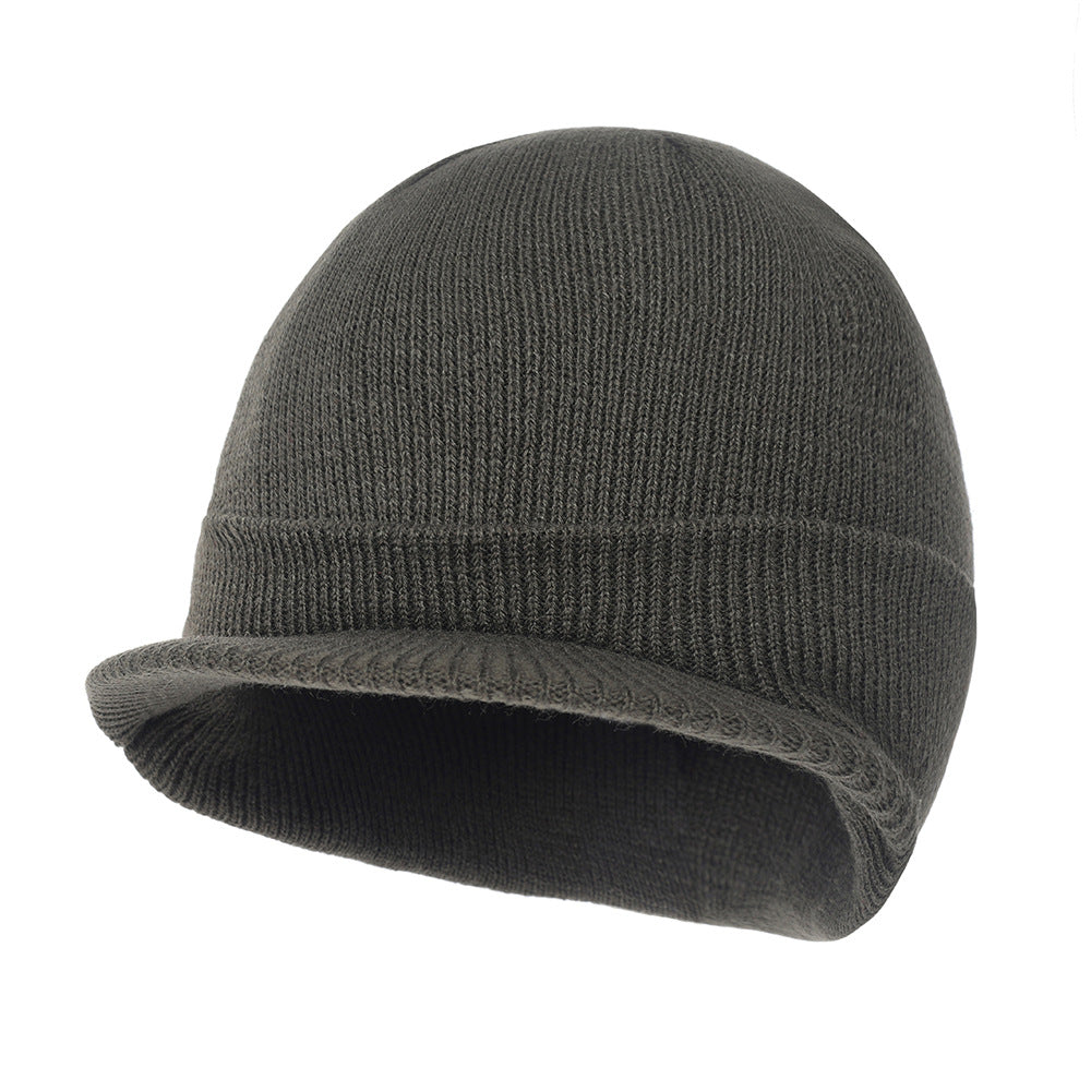 Wholesale Autumn and Winter Warm All-match Wide Brim Cap Beanie