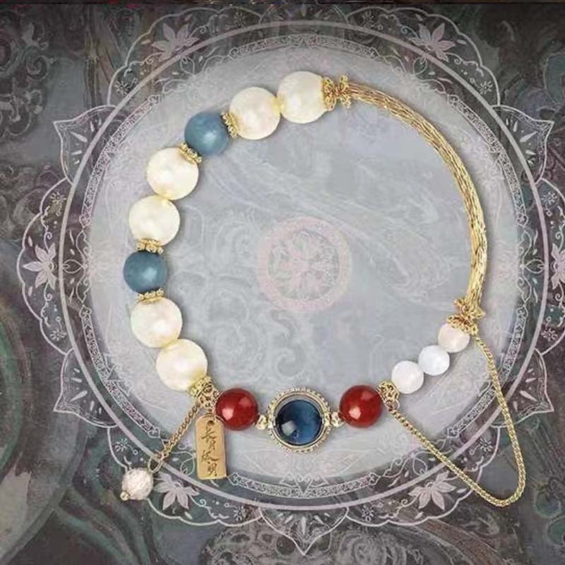 Wholesale Colorful Beaded Crystal Tassel Bracelet