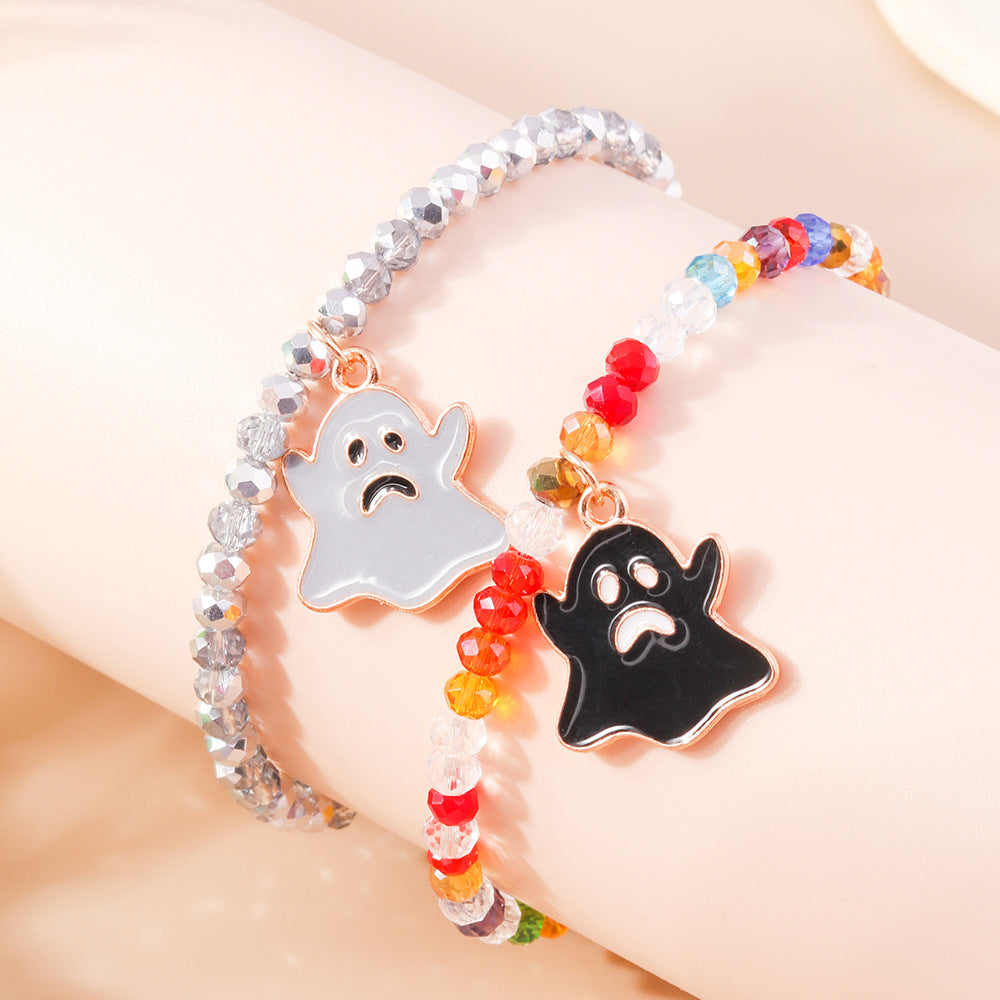 Wholesale Halloween Ghost Beaded Bracelet