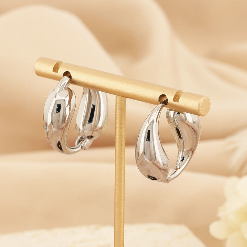 Wholesale Fashion Stainless Steel O Hoop Earrings