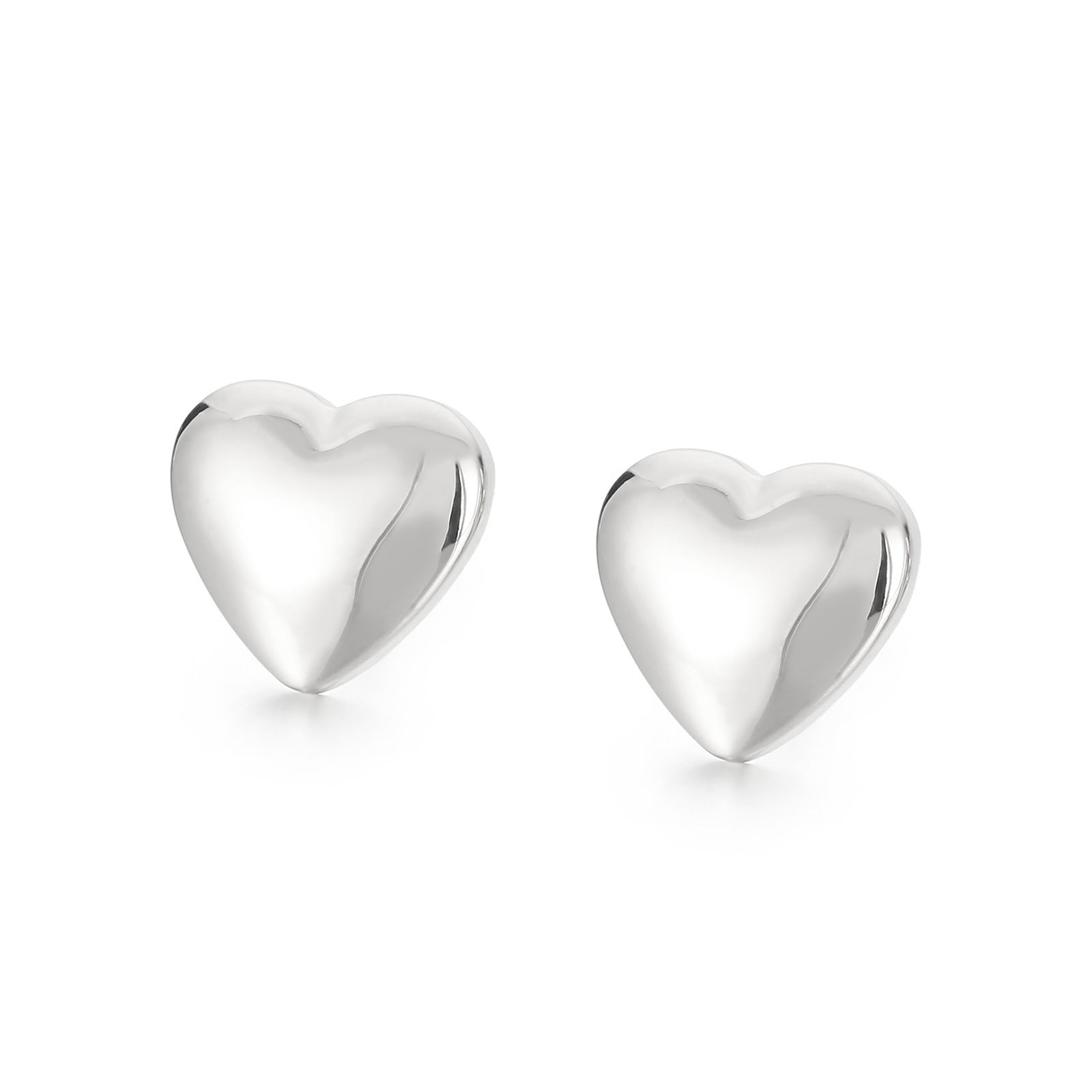 Wholesale Heart Shape Necklace Earrings Jewelry Gold Plated Set