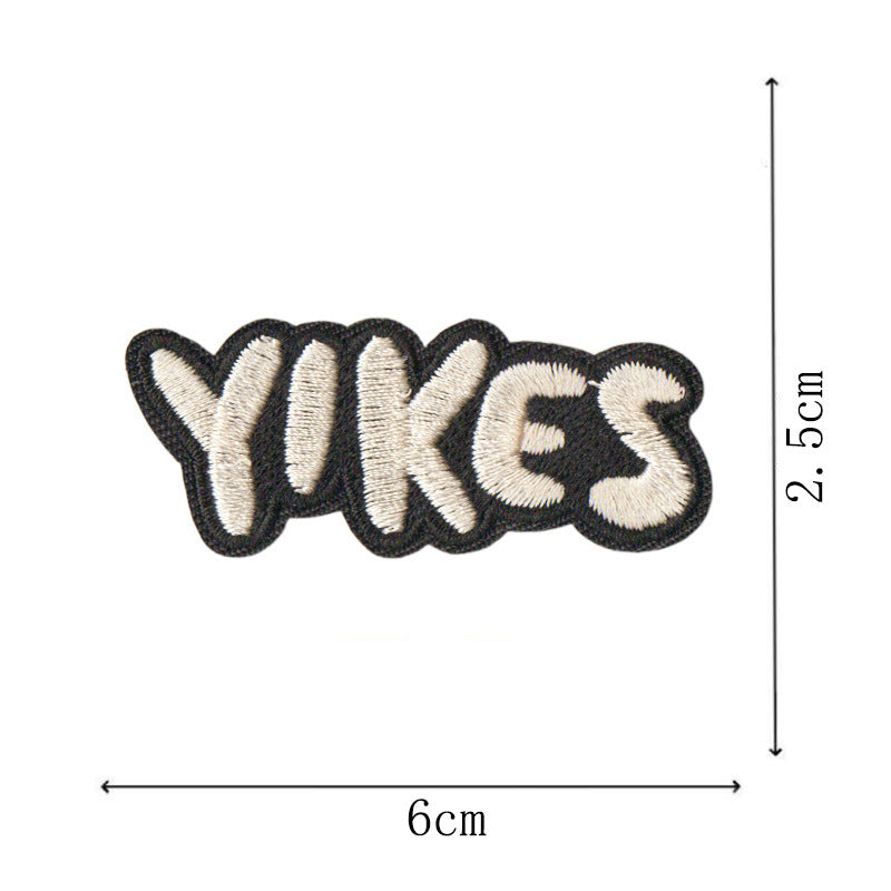 Wholesale Cartoon Pink Embroidered Patch With Heating Glue Backing DIY Fashion Accessory For Bags Clothes Shoes Towels