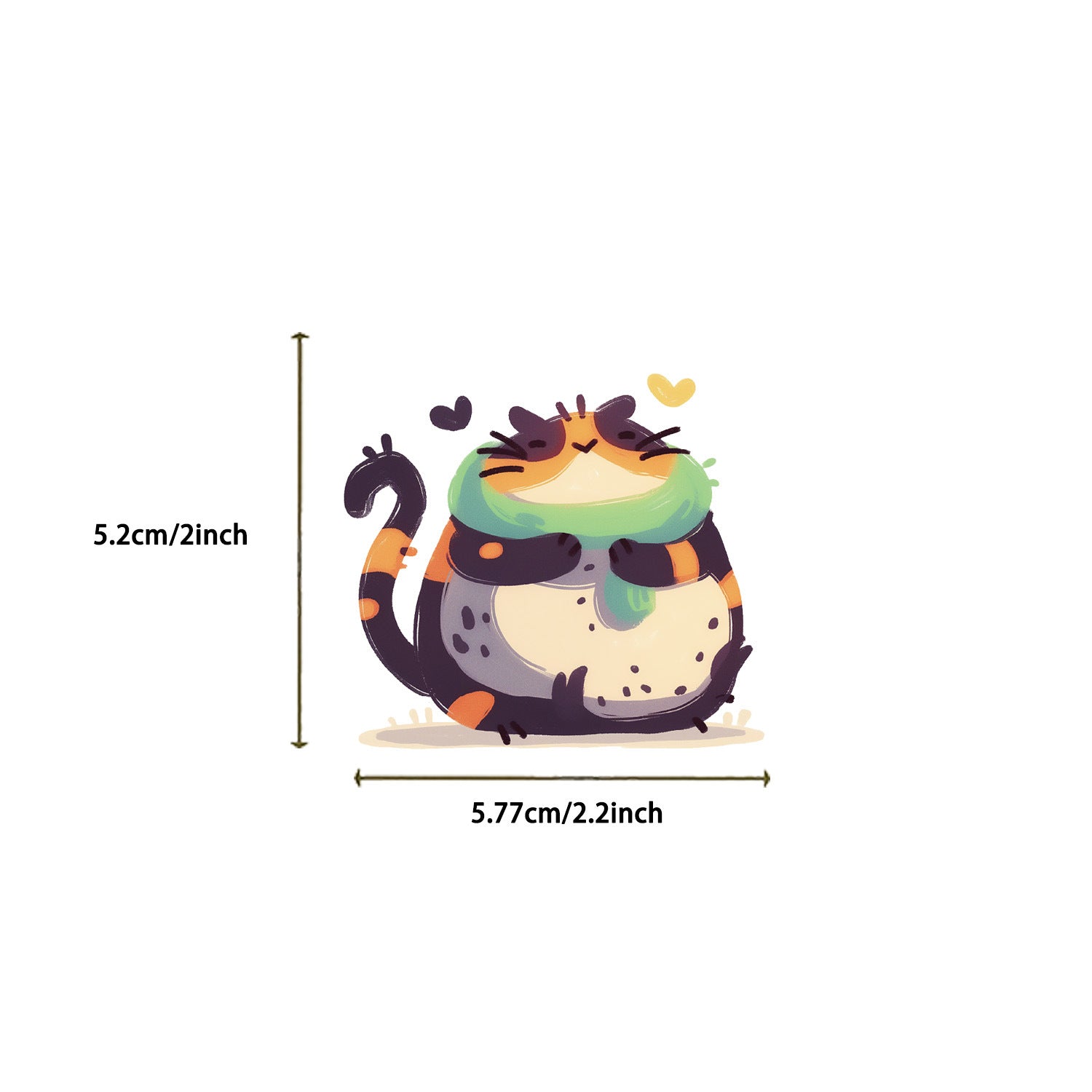 Wholesale 50pcs cartoon versatile cute cat stickers