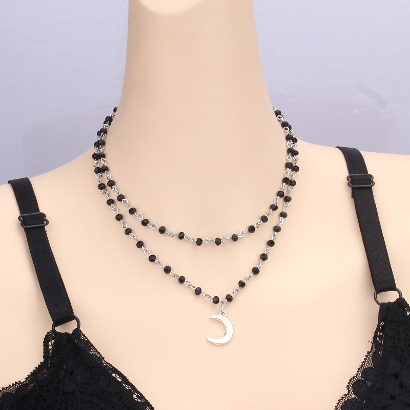 Wholesale Halloween Dark Cross Necklace