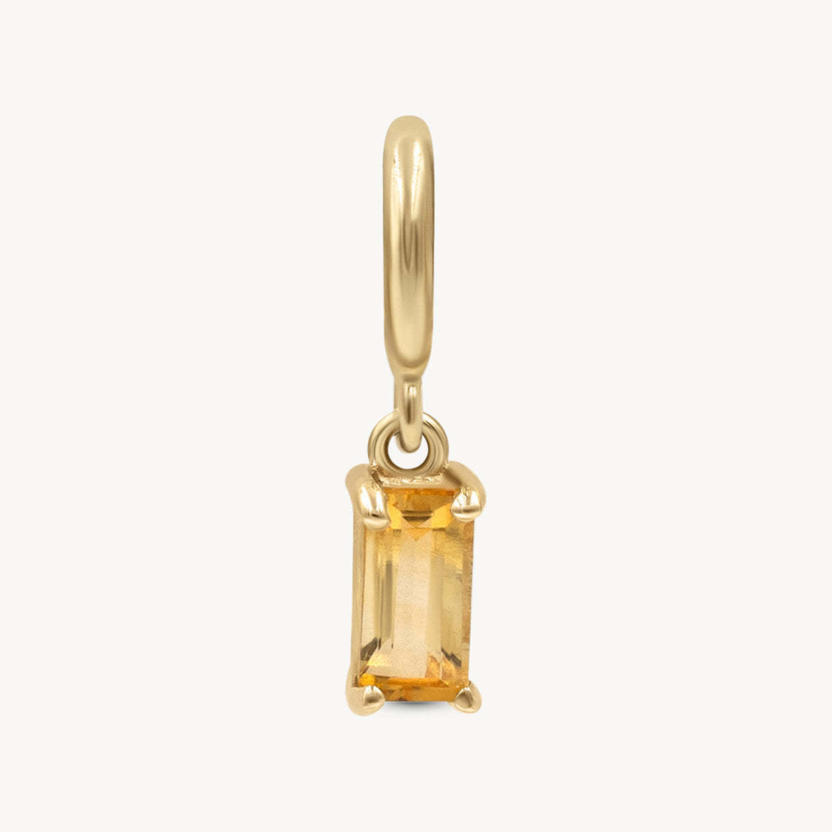 Wholesale Classic Birthstone Pendant 18K Gold Plated Geometric DIY Jewelry Charm Fashion Accessory For Women Gift Boutique Resale