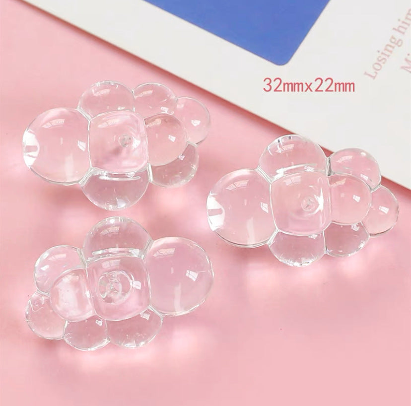 Wholesale Acrylic Colorful Cute Cloud Beads