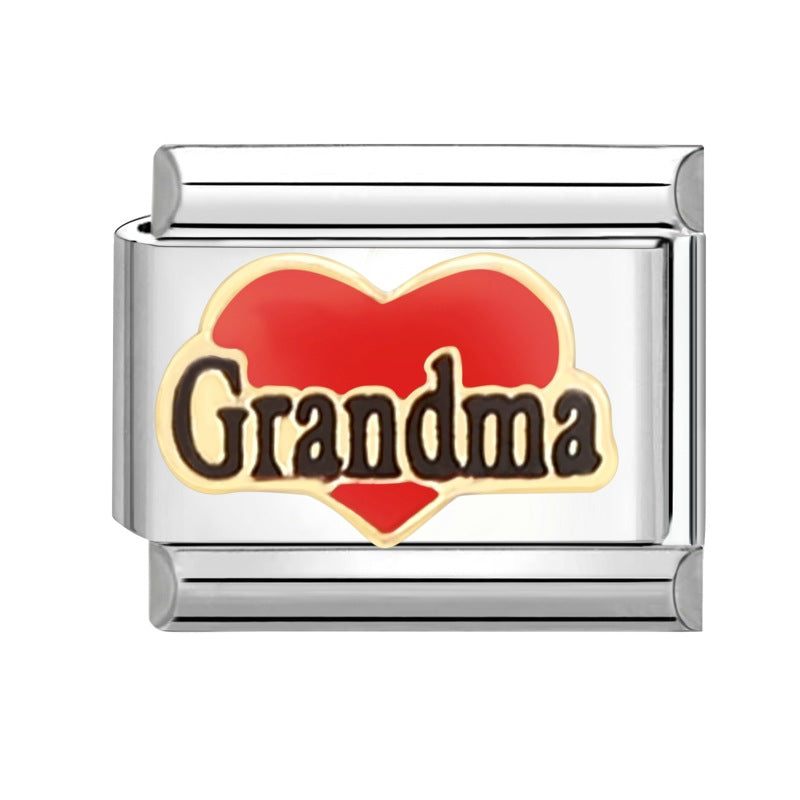 Wholesale Italian Charm Bracelet 9mm DIY Splicing Removable Stainless Steel Creative Composable Bracelet