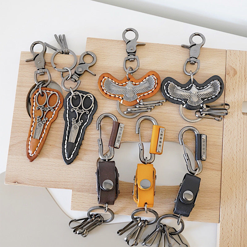 Wholesale Cowhide Zinc Alloy Eagle Dagger Metal Key Hooks