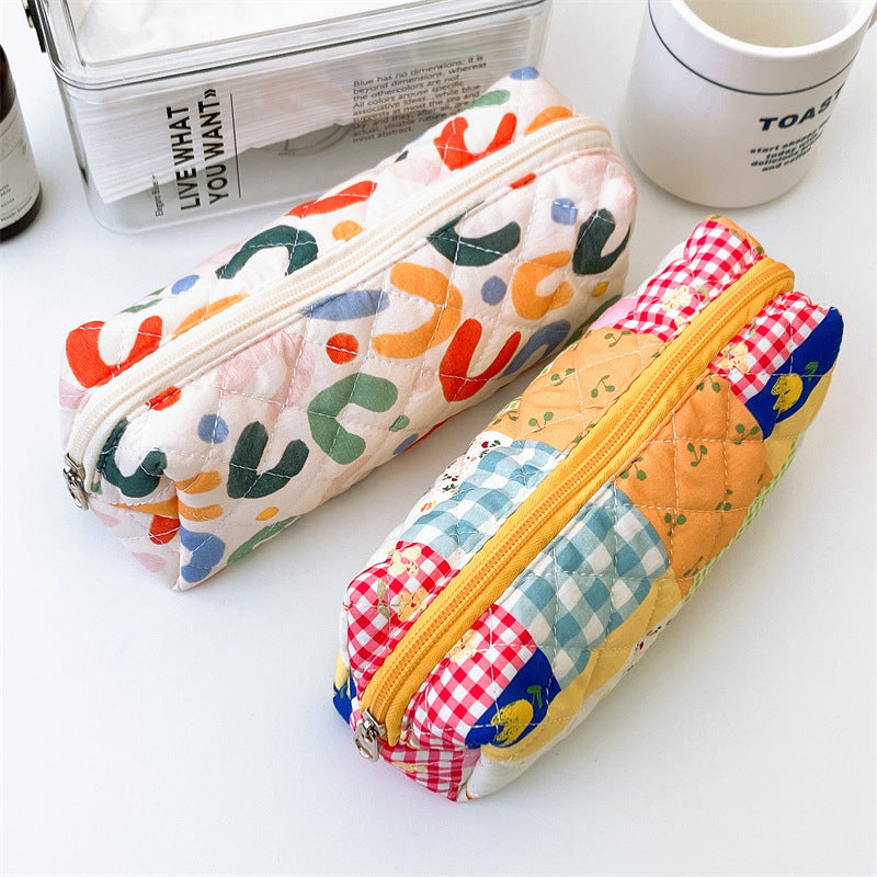 Wholesale Woven Floral Pencil Case