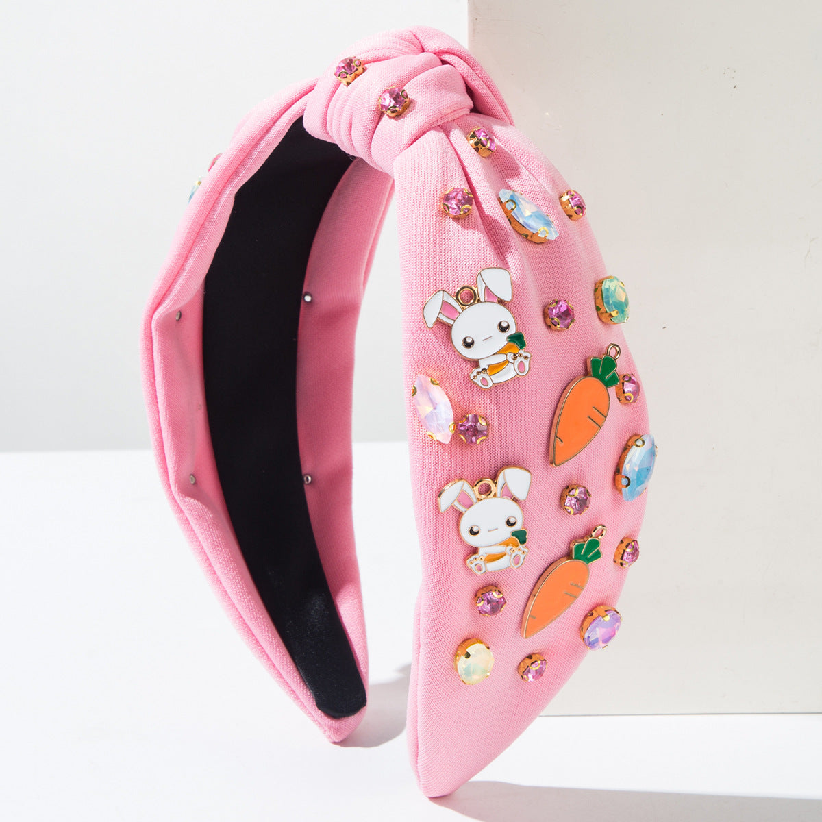 Wholesale Easter Diamond Headband Cute  Rabbit Carrot Accessories Element