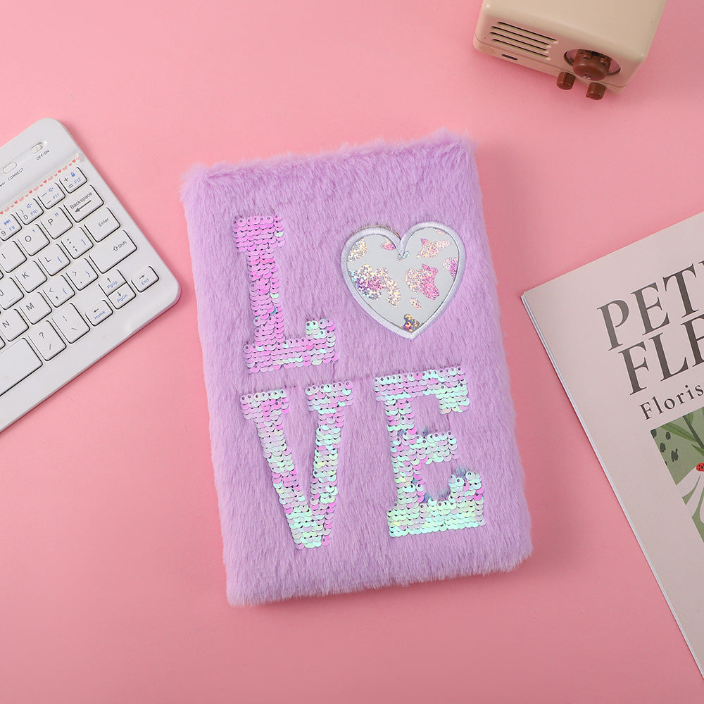 Wholesale Cartoon  Plush Notebook Gift