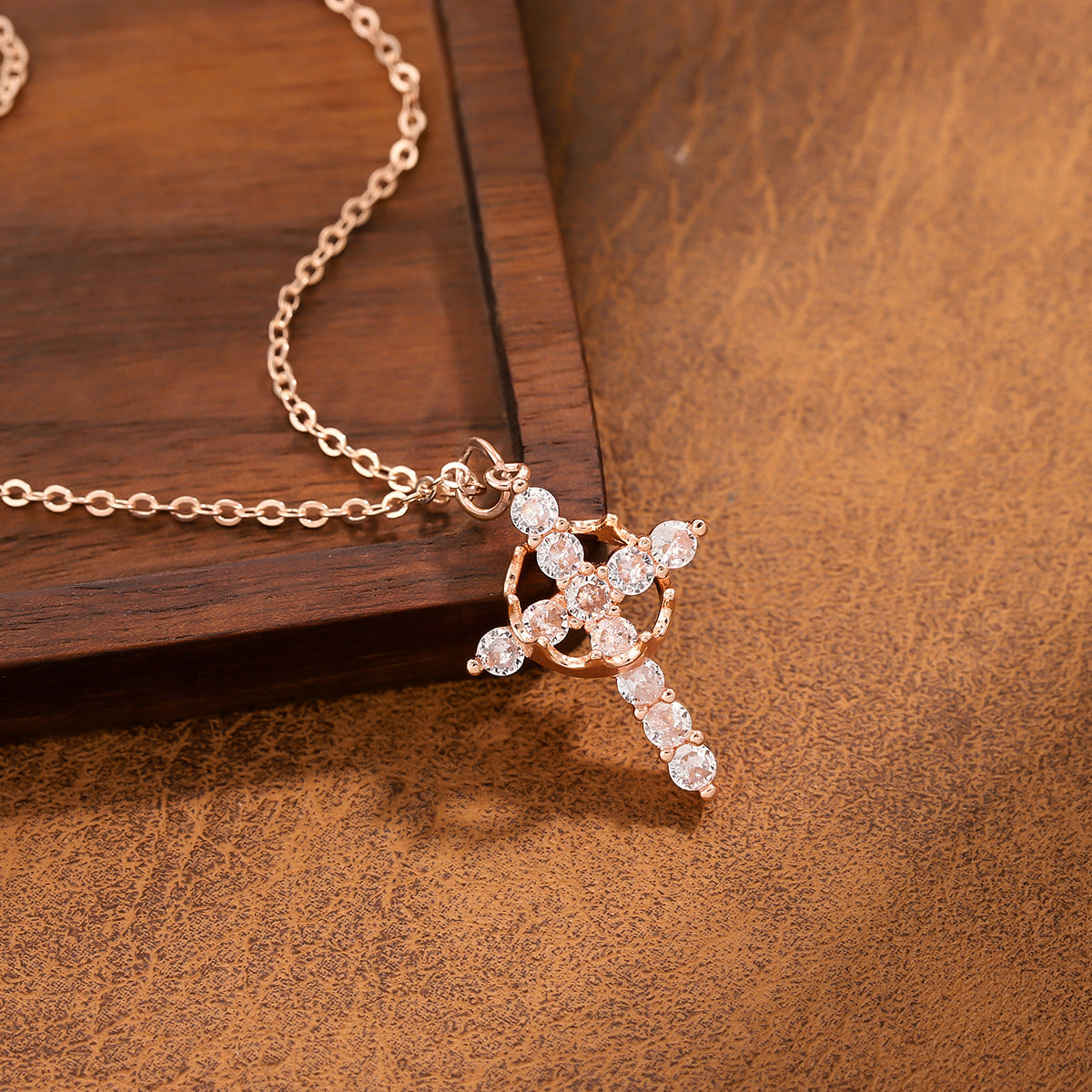 Wholesale  titanium steel cross necklace