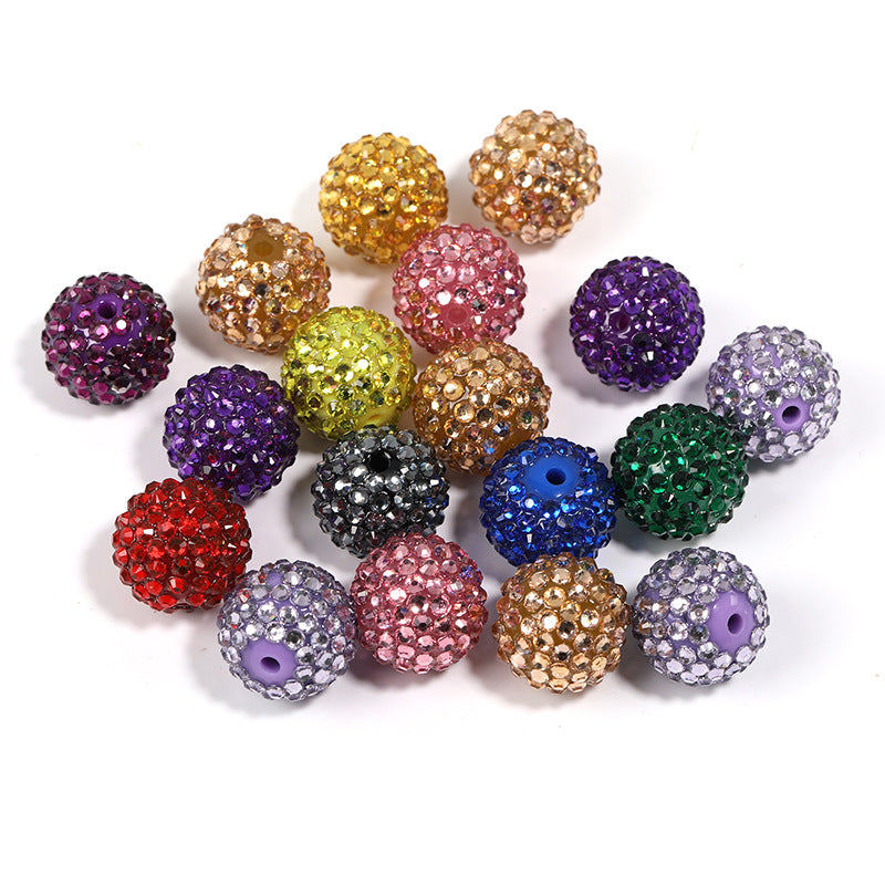 Wholesale 10pcs/pack Water Diamond Sky Star Acrylic Diamond Ball Beads Crystal Beads