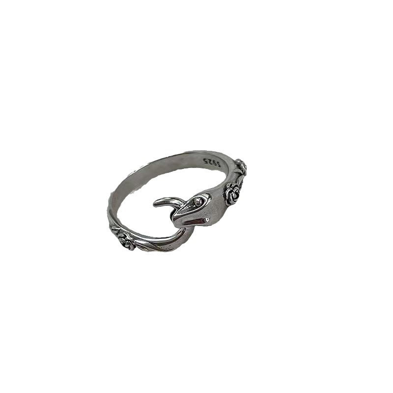 Wholesale silver Diablo High-end Valentine's Day Gift Men's and Women's Hand Ornaments Trendy Men's Personality Snake Ring