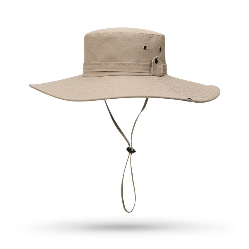 Wholesale Enlarged Brim Sunshade Men's Fisherman Outdoor Hiking Hat
