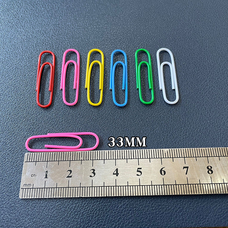 Wholesale Color paper clip 28mm paper clip 33mm folder folder 50mm multicolor 25mm color paper clip