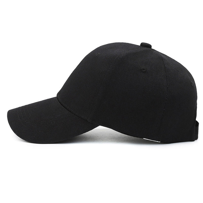 Wholesale Cotton Hard Top Solid Color Light Board Baseball Cap