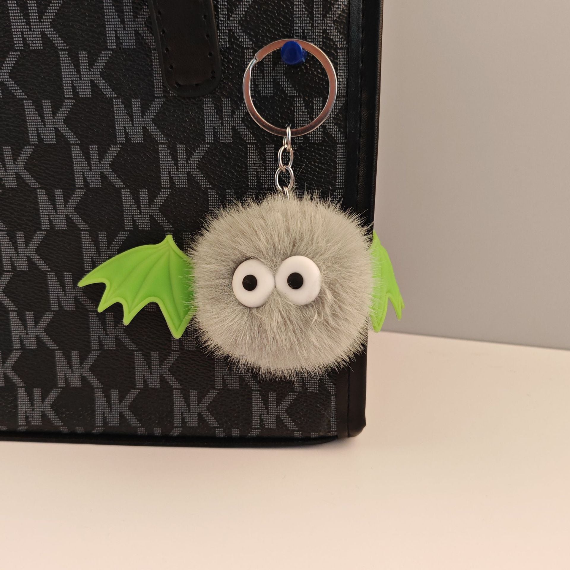 Wholesale 5pcs/pack Plush ball pendant funny keychain accessories