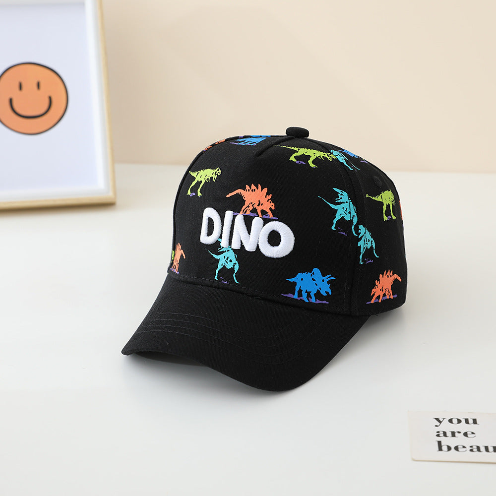 Wholesale Dinosaur Graffiti 3D Embroidery Children's Cartoon Baseball Cap