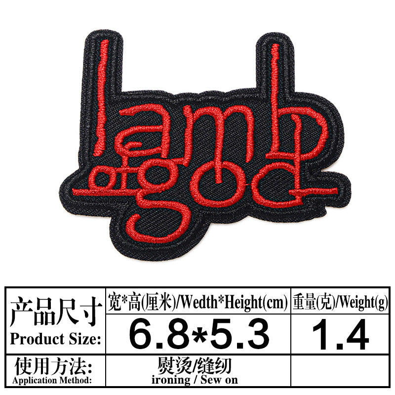 Wholesale Black And White Embroidered Letter Patches Set Of 16 For Clothes Bags Towels Fashion Decorative Gift Resale