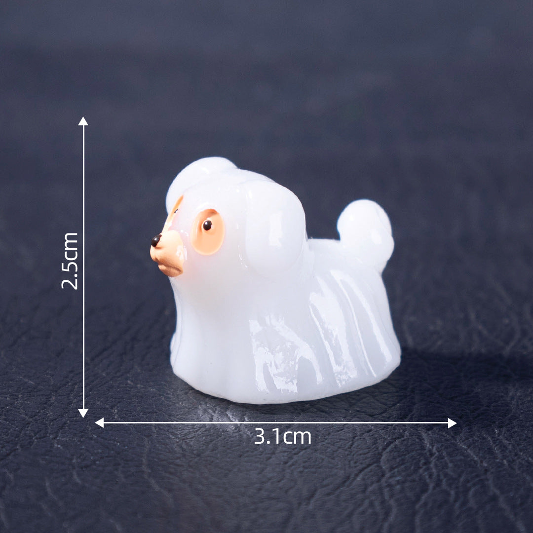 Wholesale  Glow-in-the-Dark Puppy Ghost Doll DIY Decoration Accessory