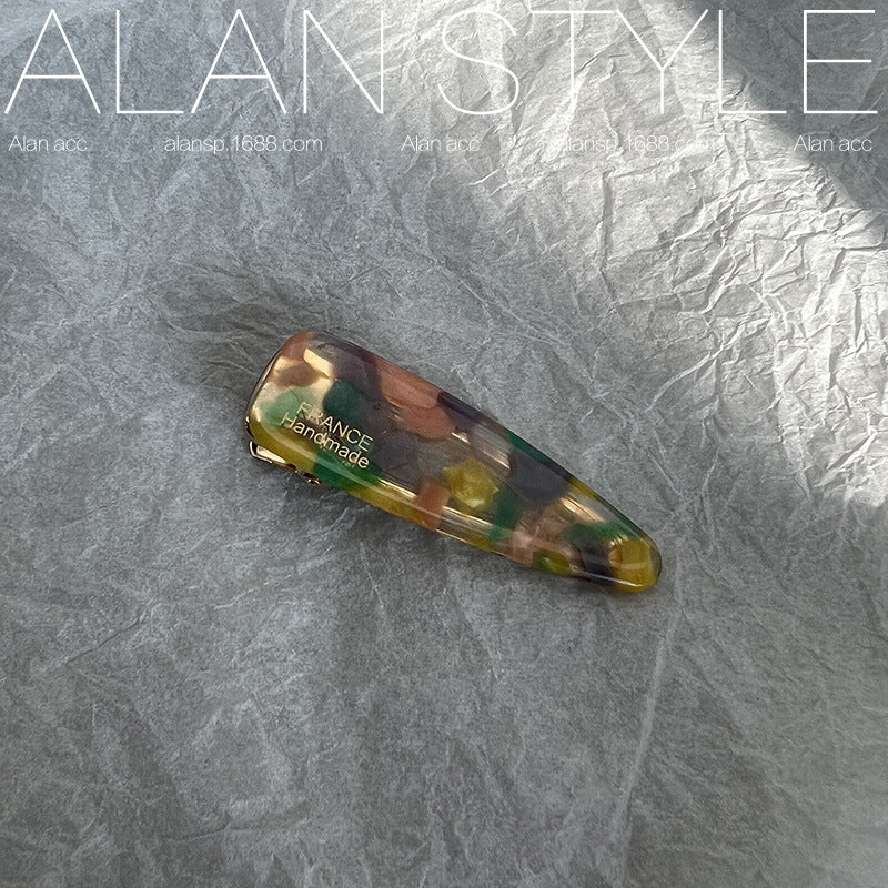 Wholesale Triangle Water Drops Small Duckbill Acetate Fiber Hair Clips