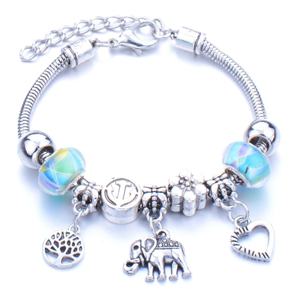 Wholesale Animal Shape Elastic Beaded Adjustable Size Bracelet