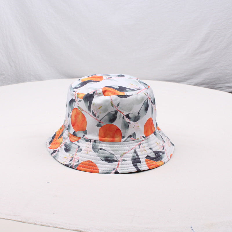 Wholesale Polycotton Tropical Print Fruit Bucket Hat