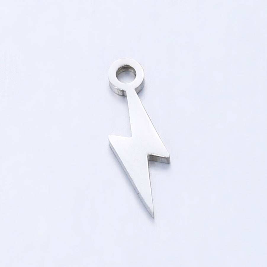 Wholesale Mirror Polished Stainless Steel Star Moon DIY Bracelet Necklace Pendant