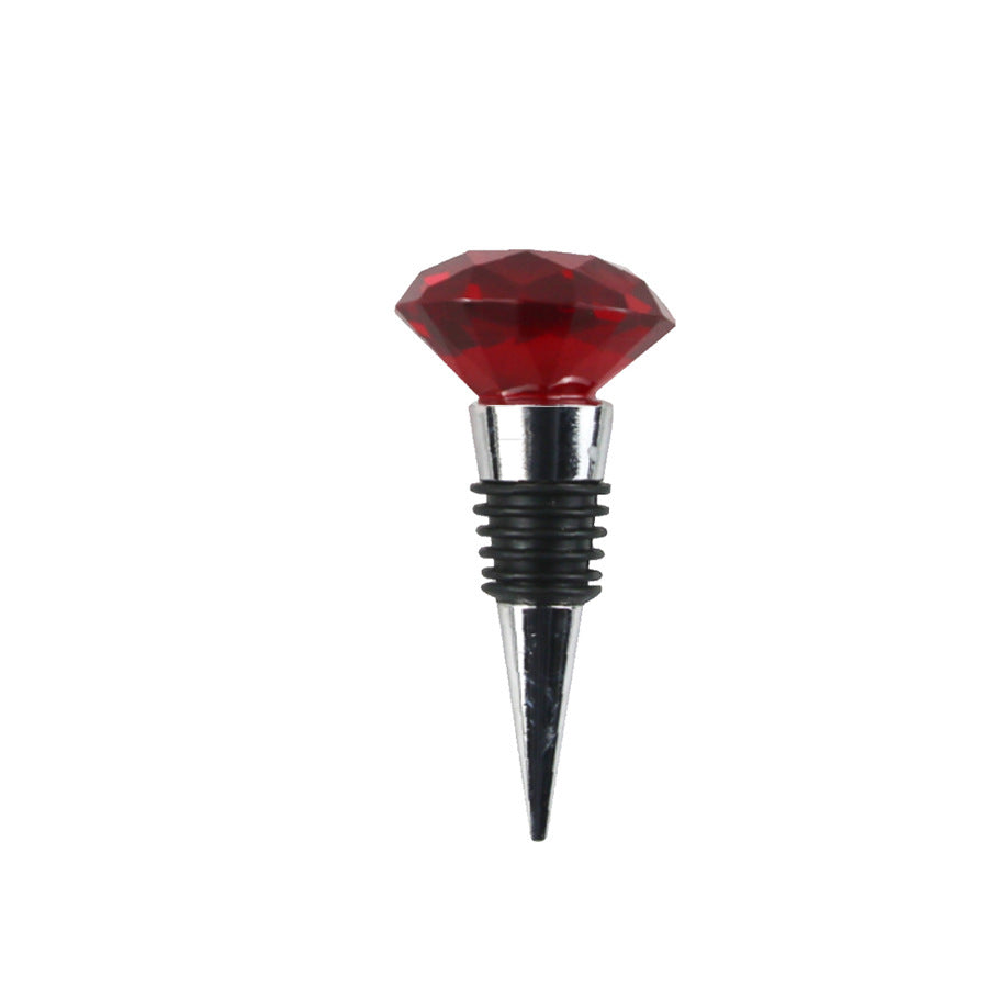 Wholesale Crystal Wine Bottle Cork Diamond Wine Stopper